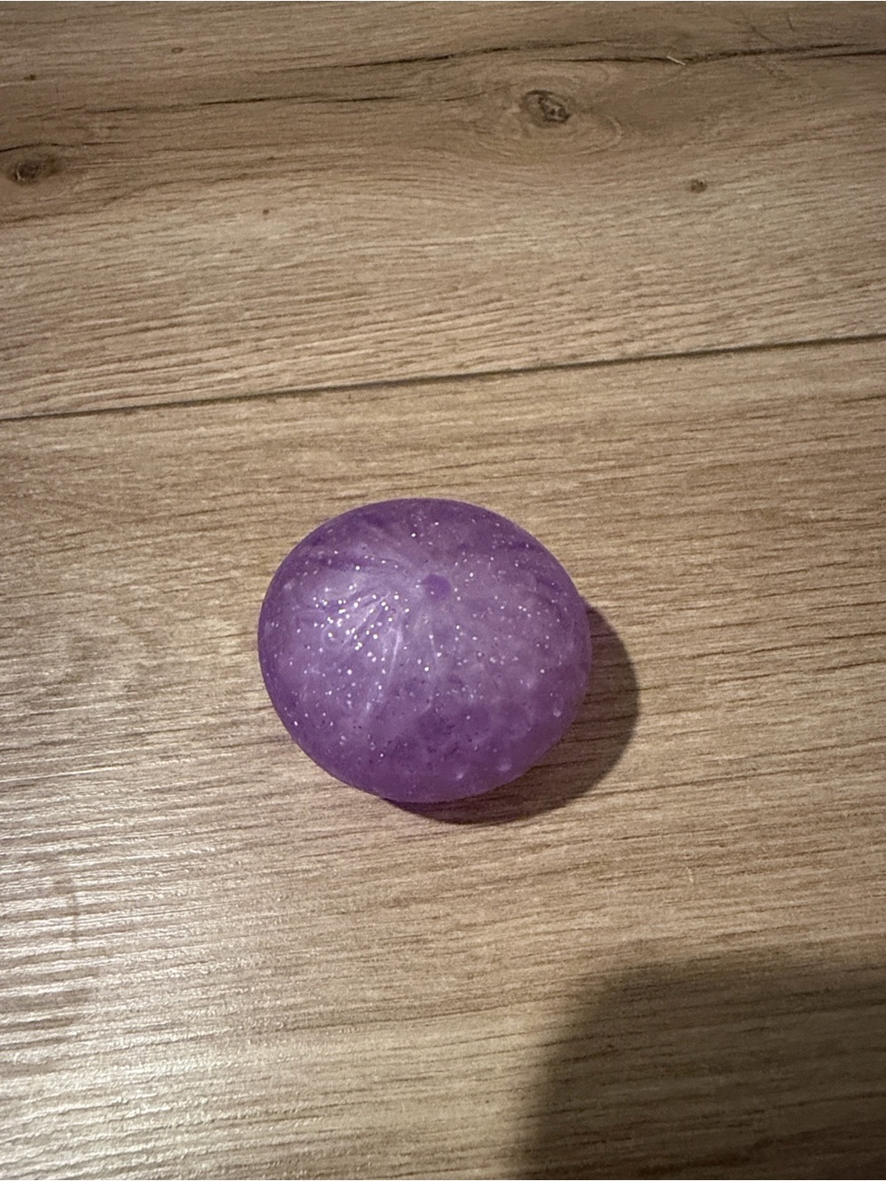 RARE GLITTER Purple Sensory Squishy Ball - Kids Learning Toy